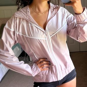 Nike light pink windbreaker